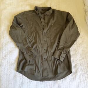 Nordstrom Grey Button Up Dress Shirt Men's Large
